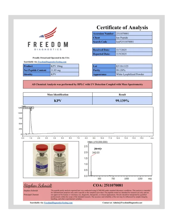 kpv 10 – 10mg