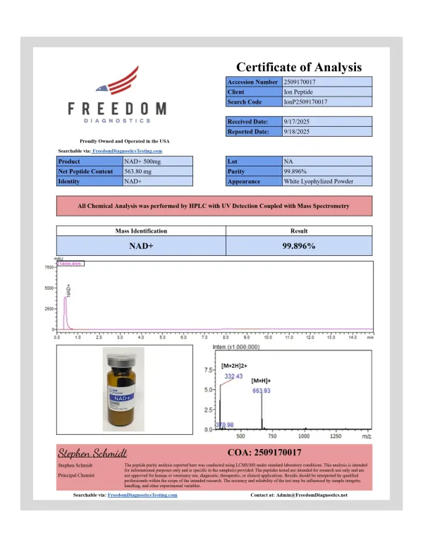 nad+ – 500mg