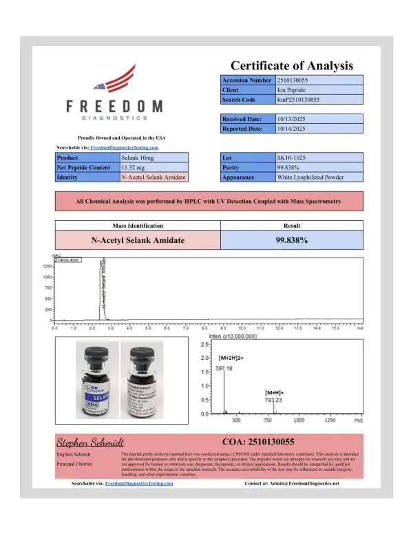 selank – 10mg