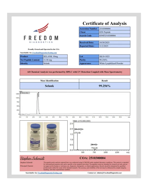 selank – 10mg