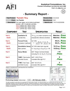 thymalin – 10mg